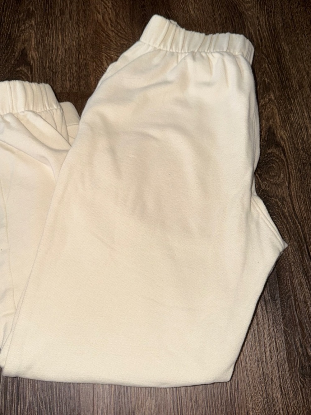 GAP Kids Cream Elastic Waist Joggers